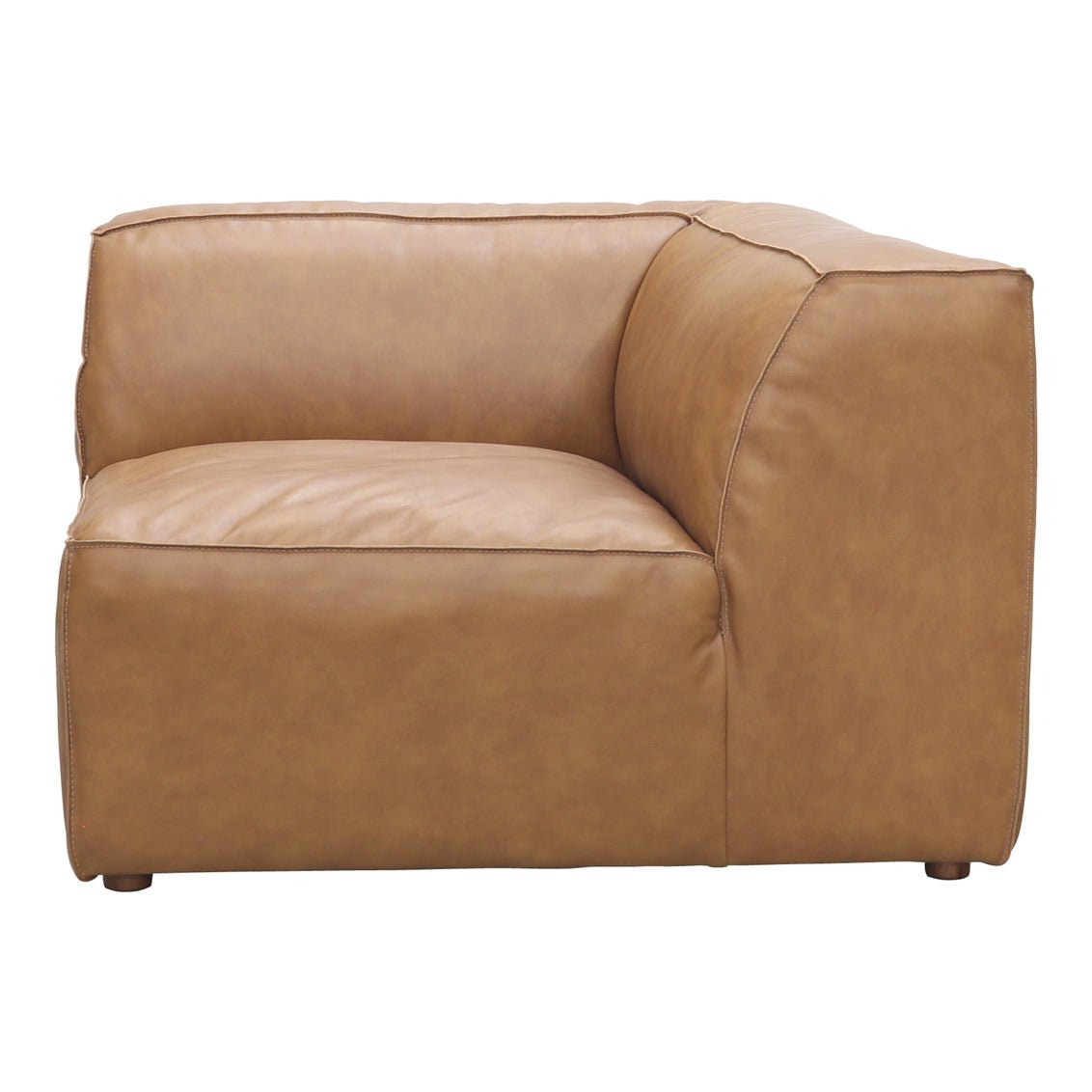 Form Corner Chair Sonoran Tan Leather Sectionals| Moe's Home