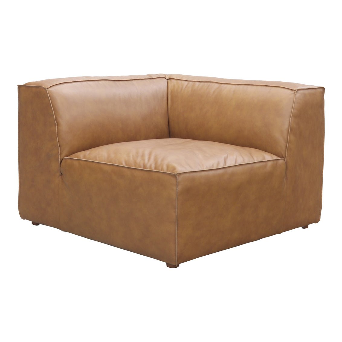 Form Corner Chair Sonoran Tan Leather Sectionals| Moe's Home