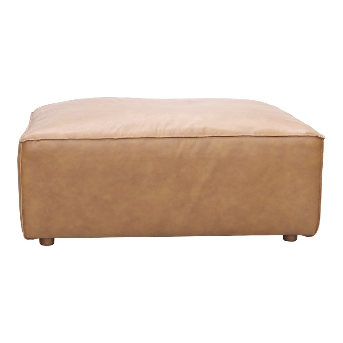 Form Ottoman Sonoran Tan Leather Sectionals| Moe's Home