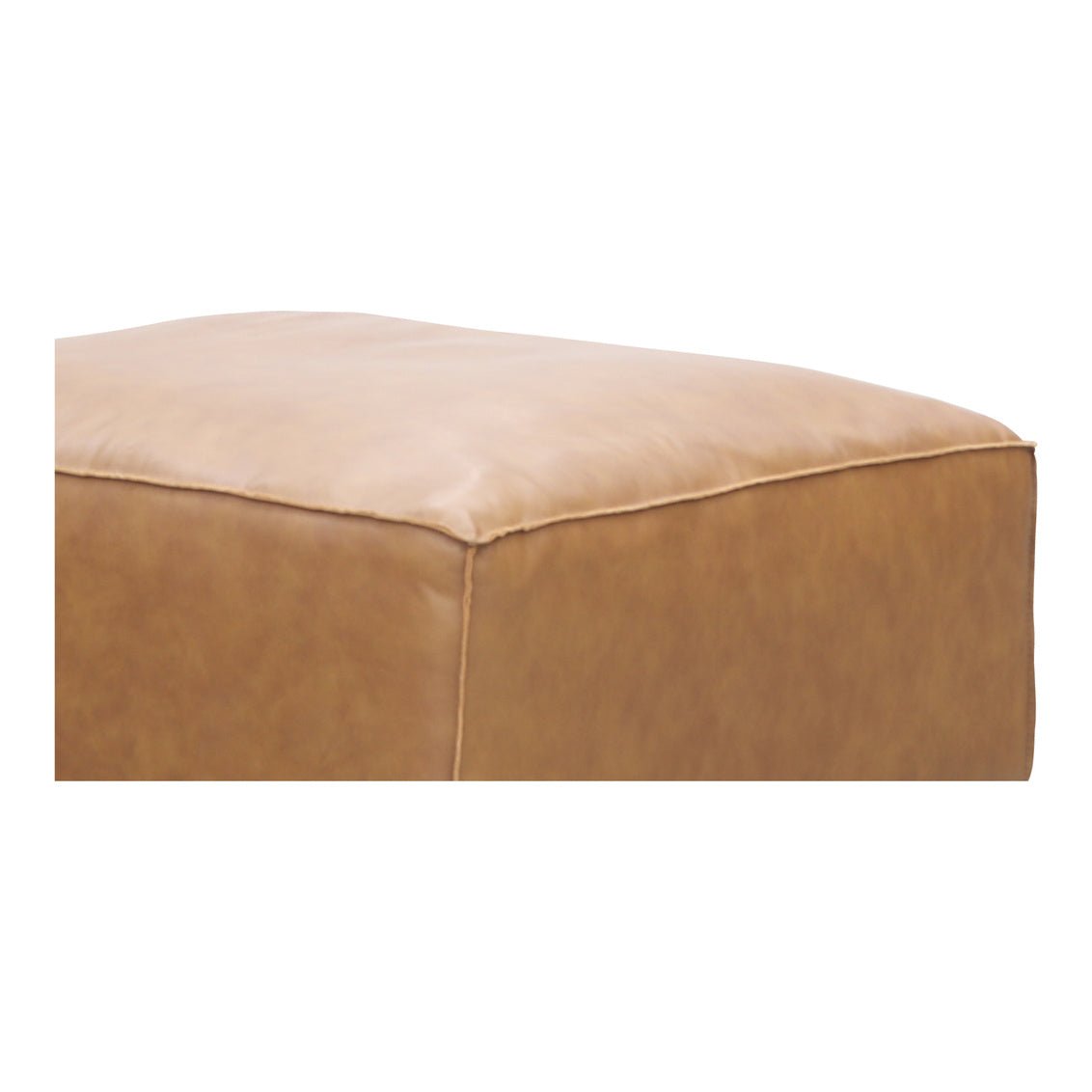 Form Ottoman Sonoran Tan Leather Sectionals| Moe's Home