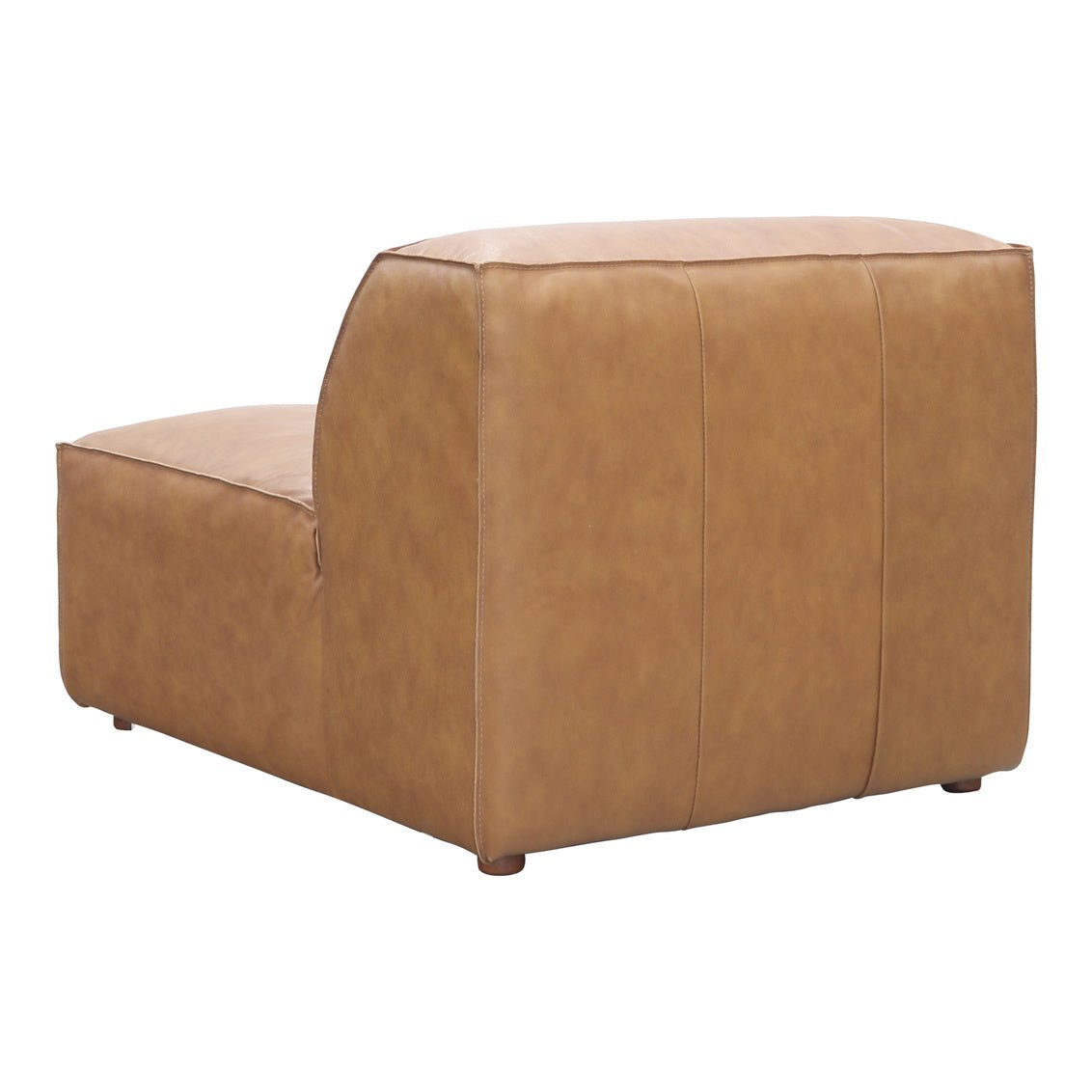 Form Slipper Chair Sonoran Tan Leather Sectionals| Moe's Home
