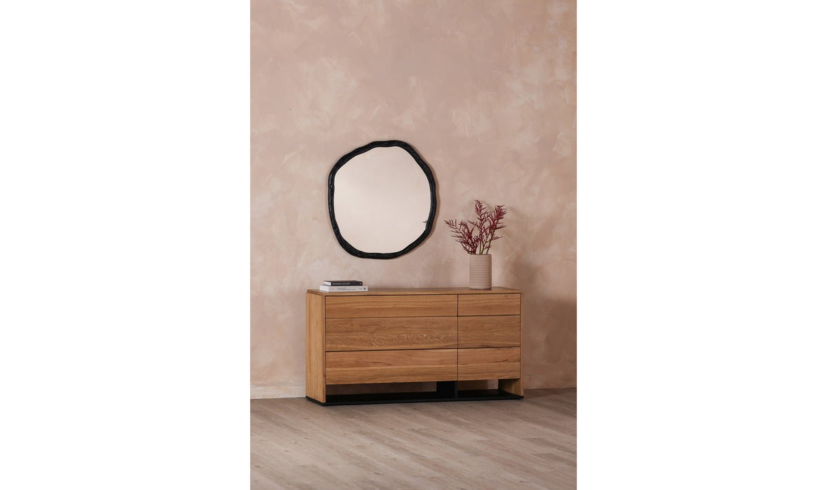 Foundry Mirror Large Black Mirrors| Moe's Home
