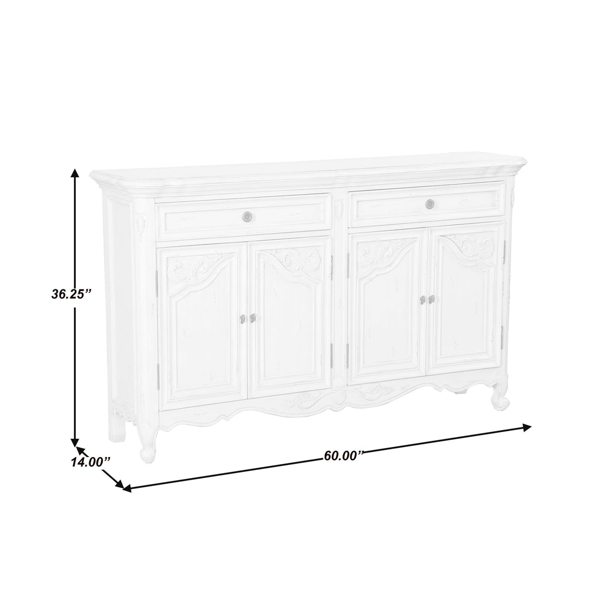 Four Door Console Consoles & Sideboards| Hooker