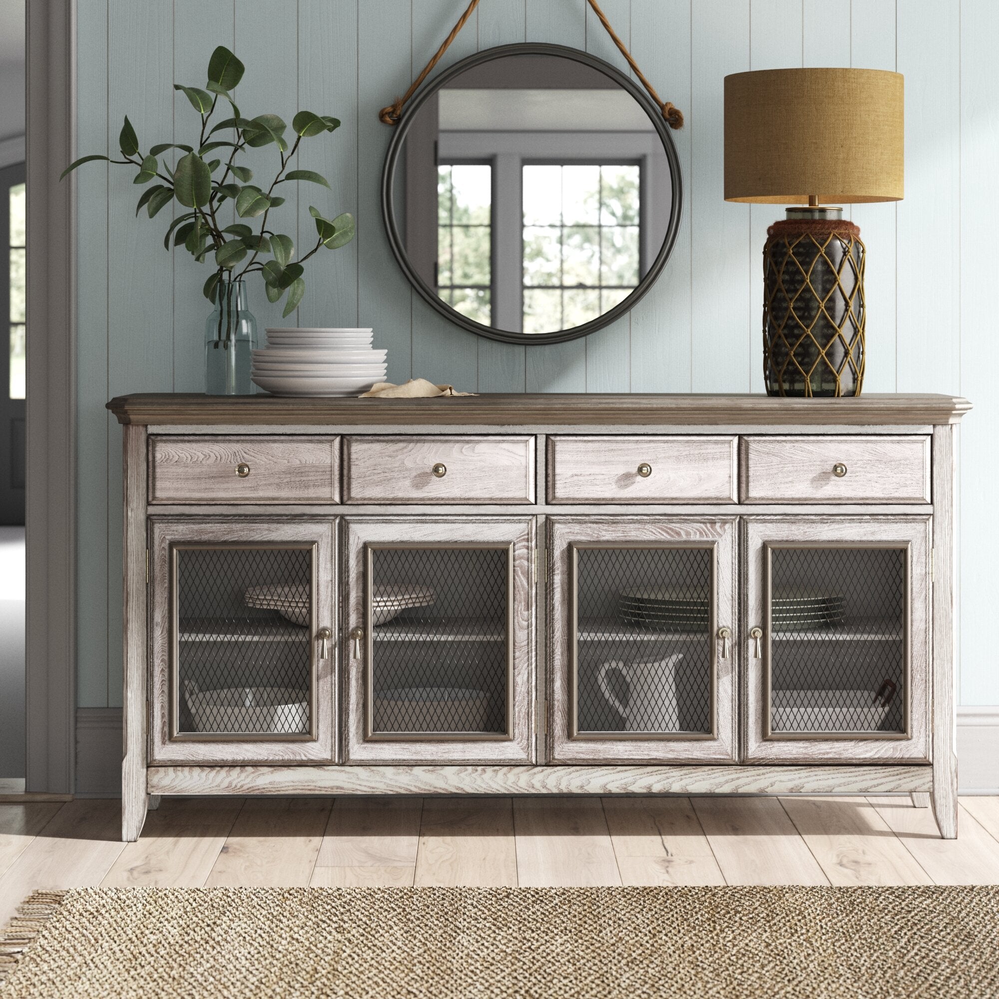 Four Door Credenza Consoles & Sideboards| Hooker