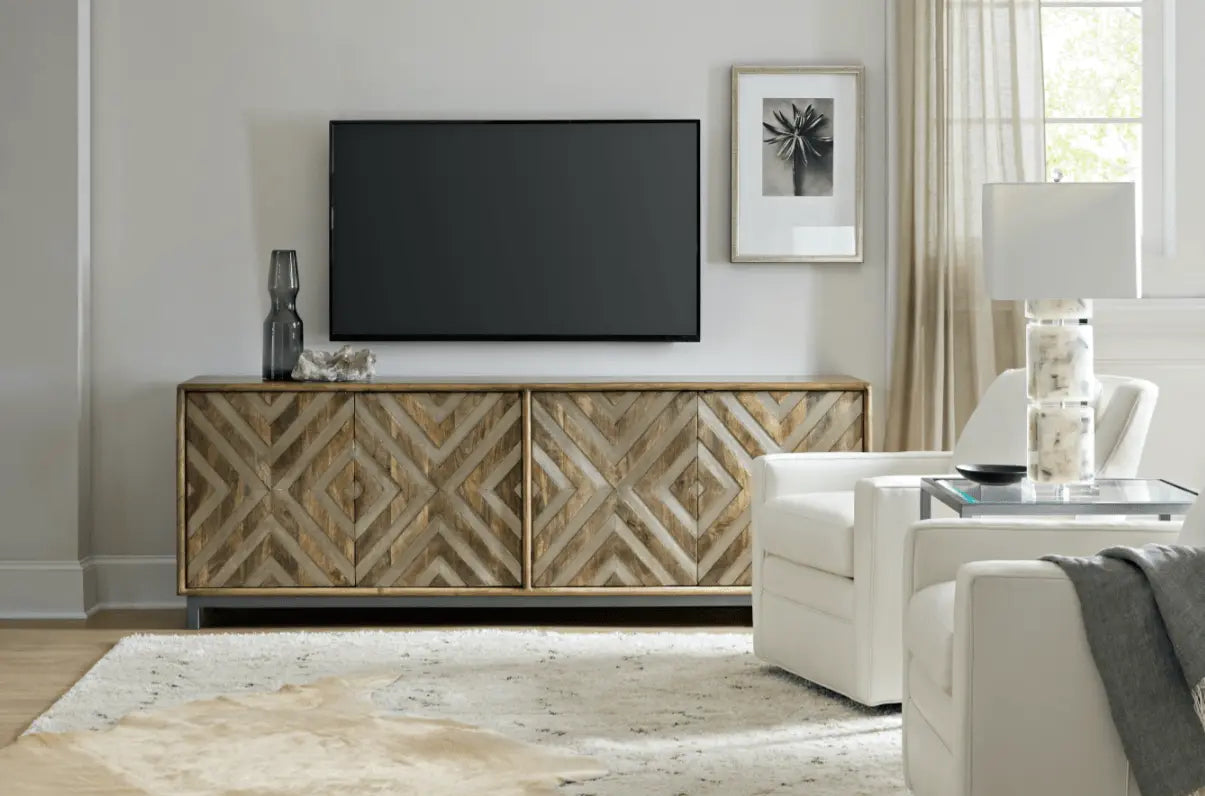 Four-Door Entertainment Console Consoles & Sideboards| Hooker