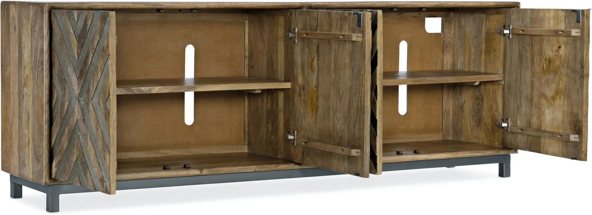 Four-Door Entertainment Console Consoles & Sideboards| Hooker