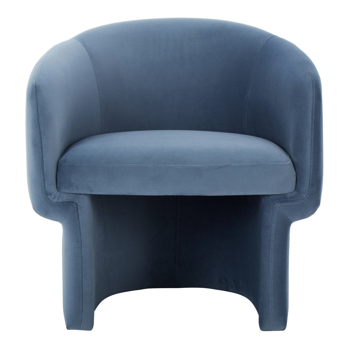 Franco Chair Dusted Blue Velvet Chairs| Moe's Home