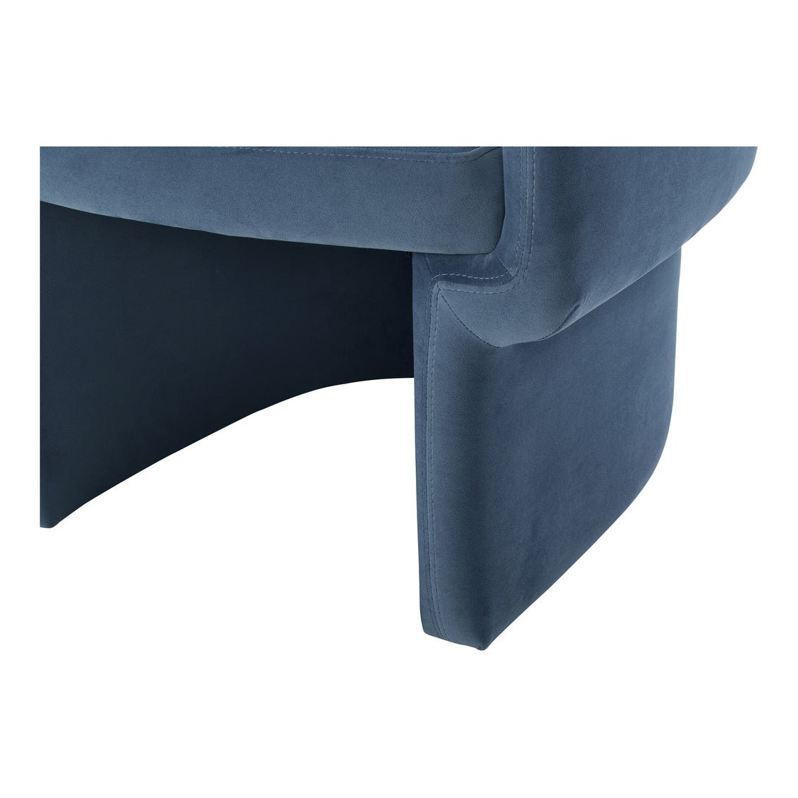 Franco Chair Dusted Blue Velvet Chairs| Moe's Home