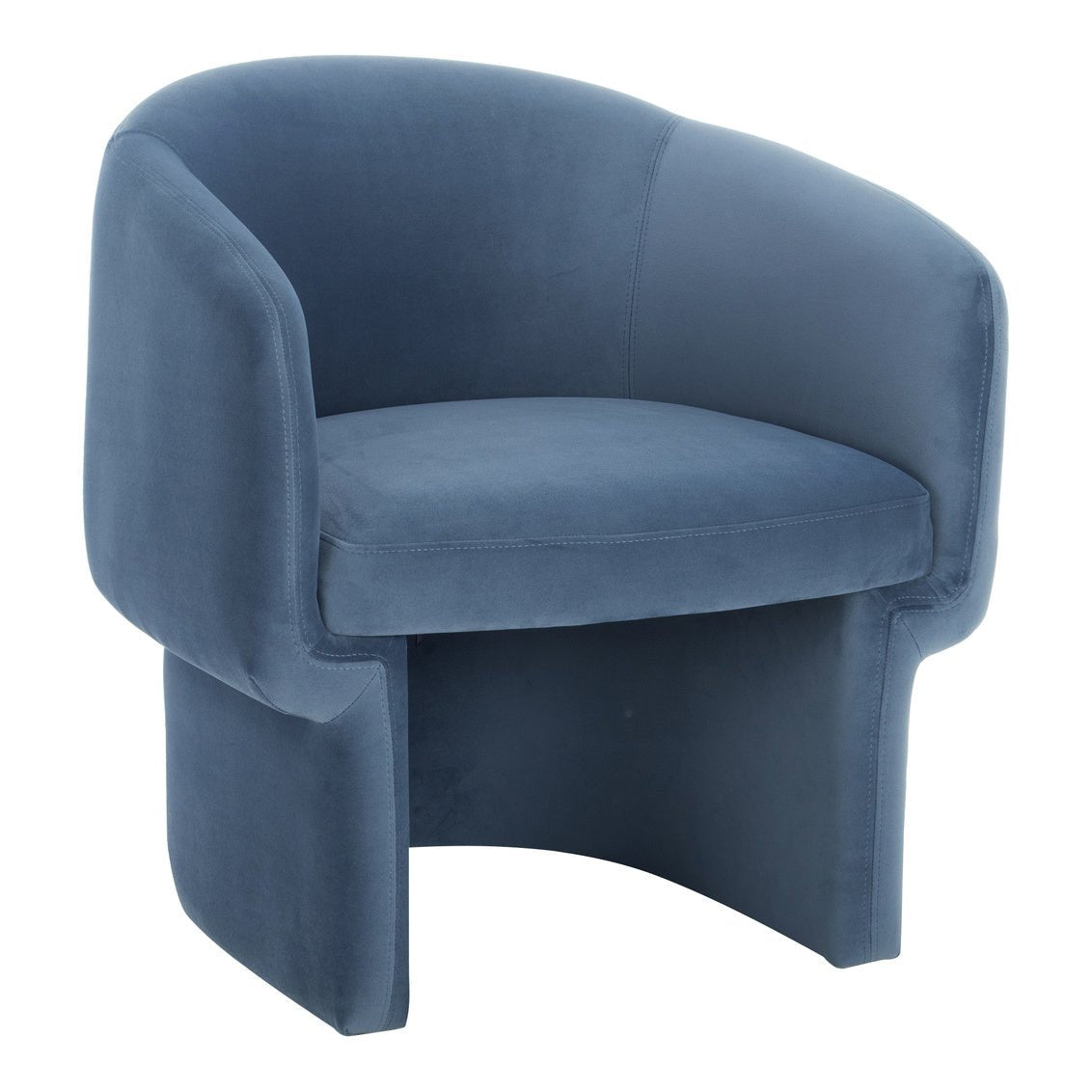 Franco Chair Dusted Blue Velvet Chairs| Moe's Home