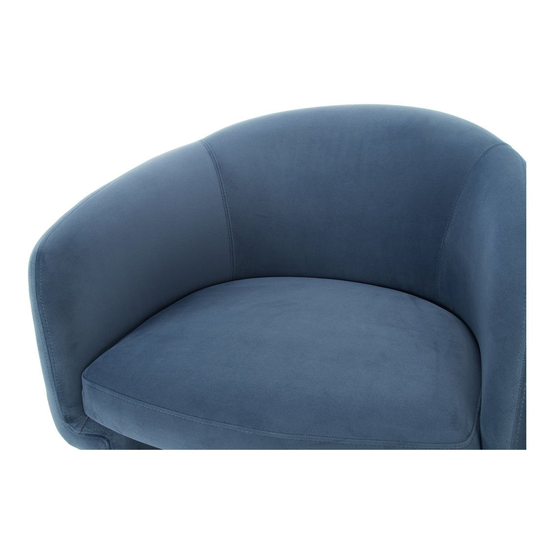 Franco Chair Dusted Blue Velvet Chairs| Moe's Home
