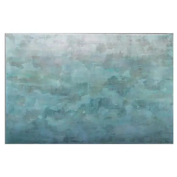 Frosted Landscape Hand Painted Canvas Hp Wall Art| Uttermost