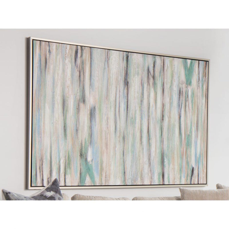 Blue Braid wall Decor W/Fram - Al Rugaib Furniture (4583237058656)