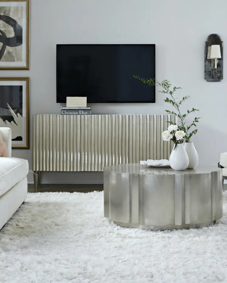 German Silver Entertainment Console Consoles & Sideboards| Hooker