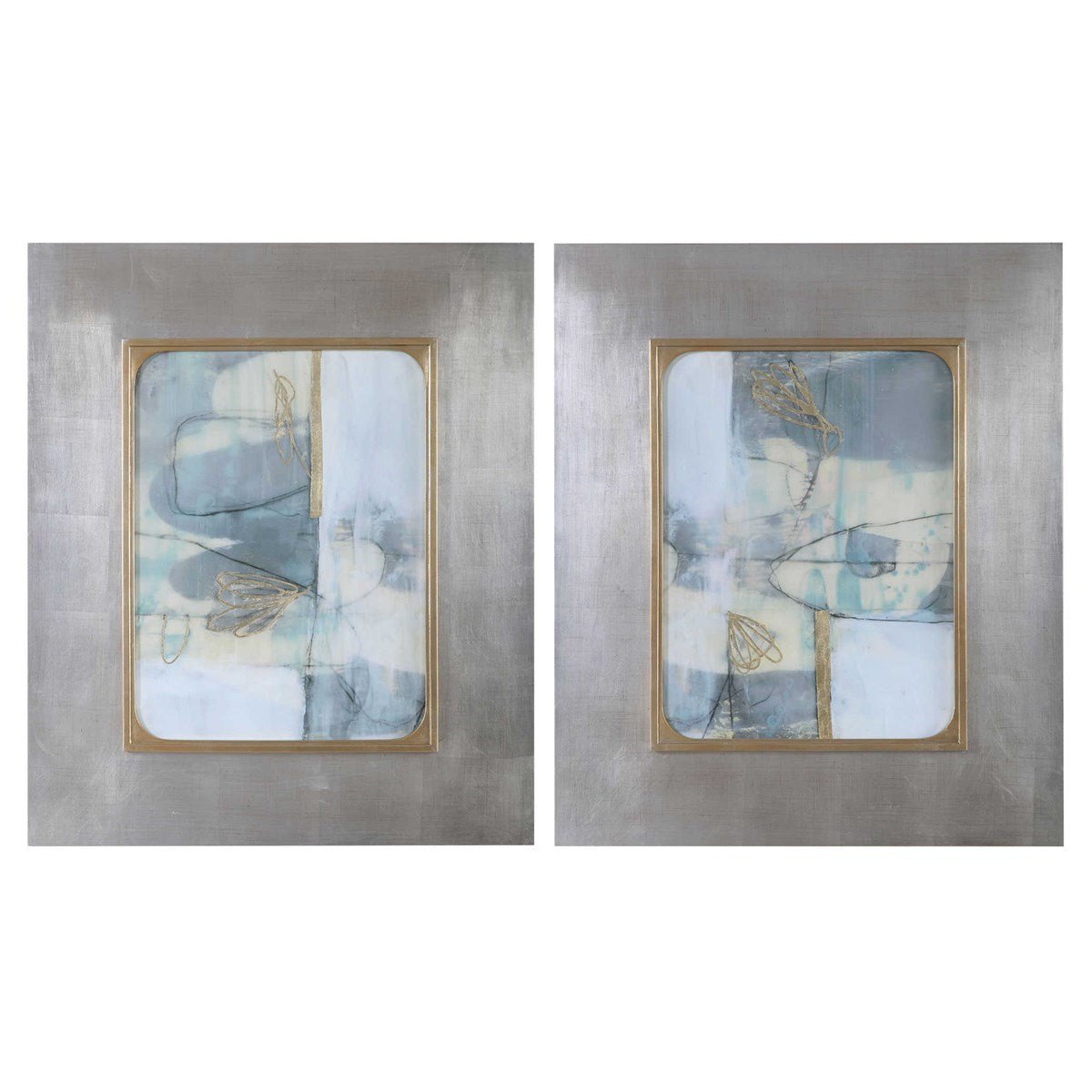 Gilded Whimsy Framed Prints, S/2 Paintings & Pictures| Uttermost