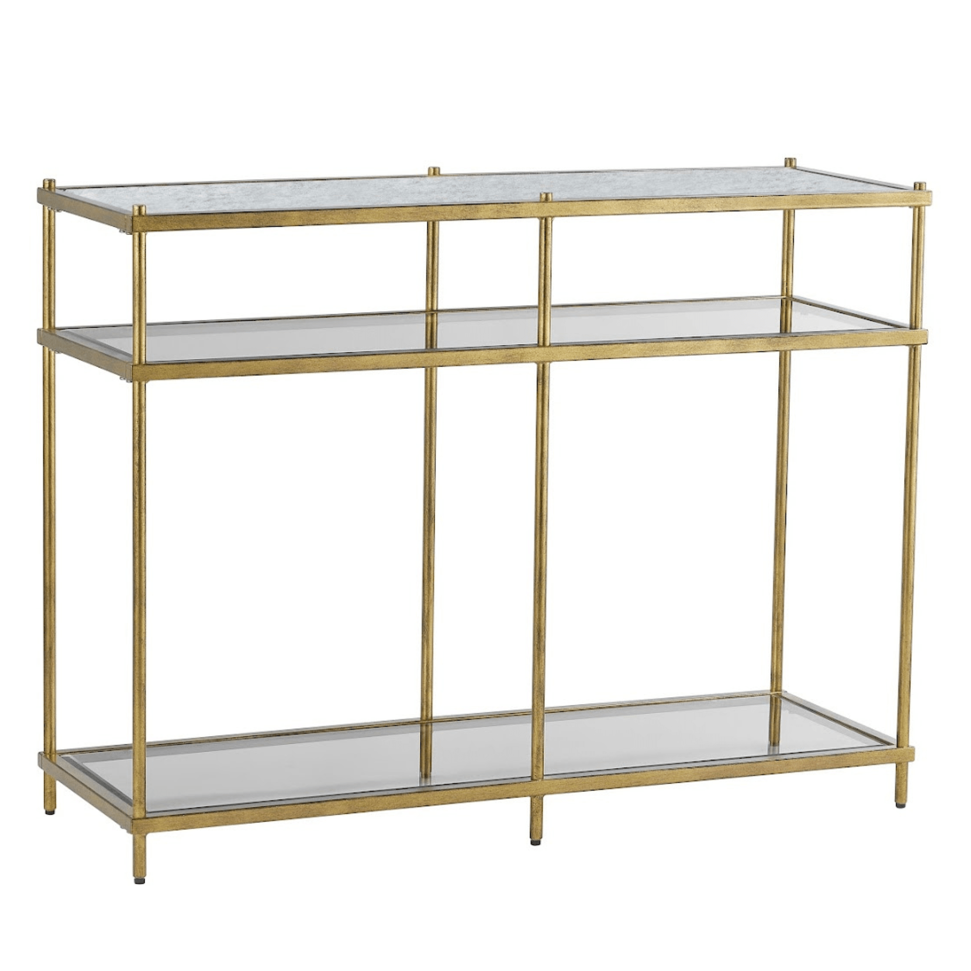 Luxe Foil Gold Metal Console Consoles & Sideboards| Crestview