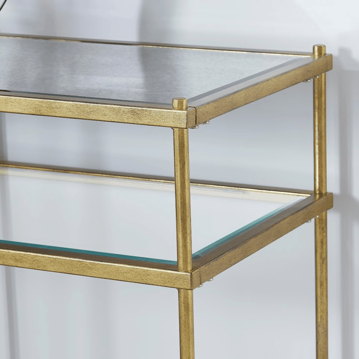 Luxe Foil Gold Metal Console Consoles & Sideboards| Crestview
