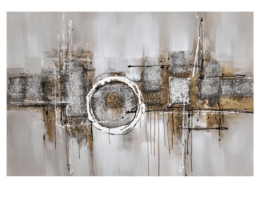Gold Thunder Wall Painting Canvas Wall Art| Crestview
