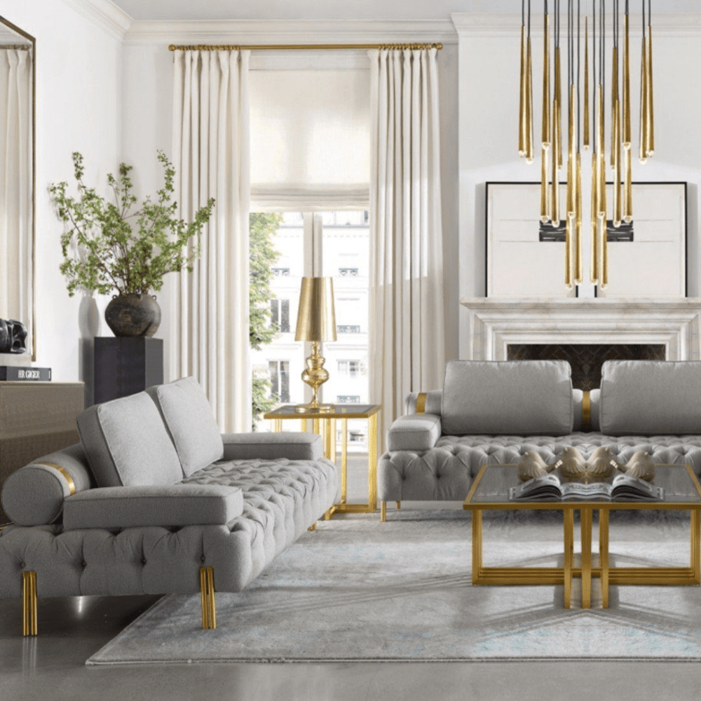 Golden Brushed End Table Accent & End Tables| Roots Furniture