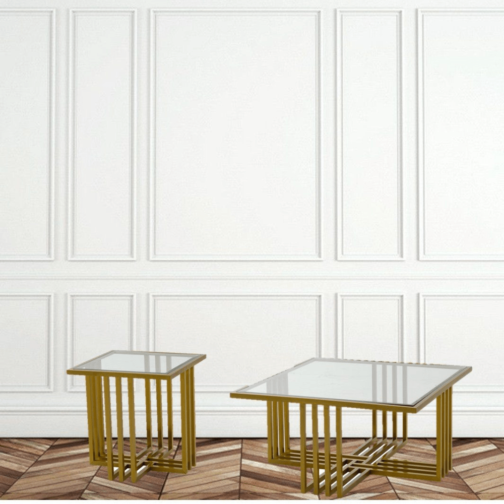 Golden Brushed End Table Accent & End Tables| Roots Furniture