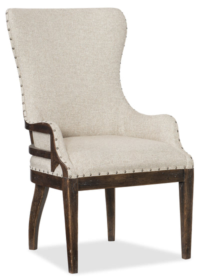 Deconstructed Upholstered Host Chair - 2 per carton/price ea - Al Rugaib Furniture (4688742875232)