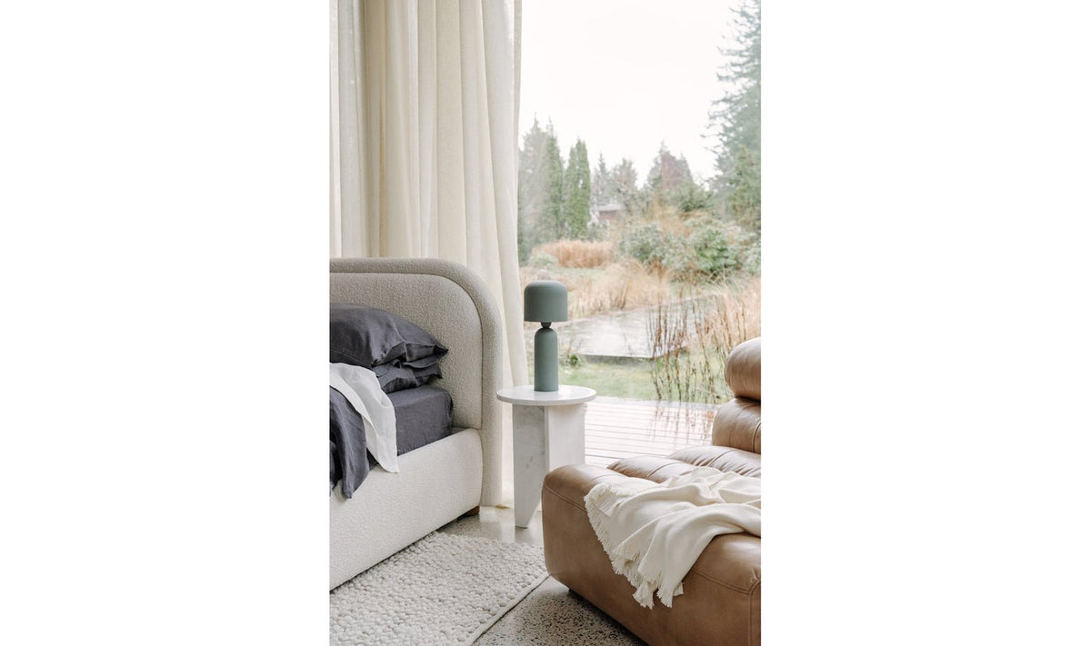 Grace Accent Table White Marble Accent & End Tables| Moe's Home