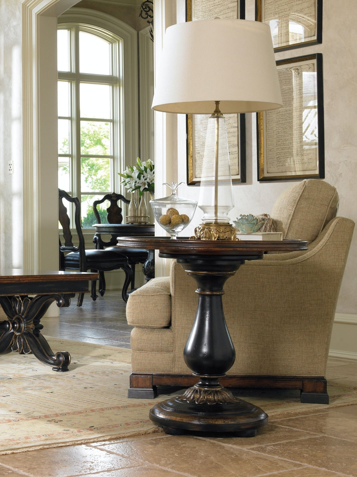 Grandover Round Accent Table Accent & End Tables| Hooker