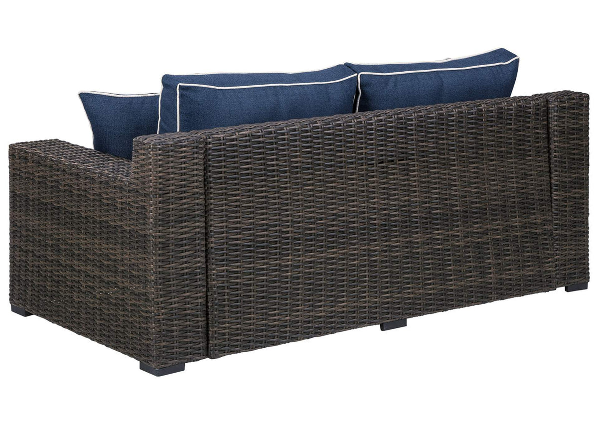 Grasson Lane Loveseat with Cushion Outdoor Loveseats & Sofas| Ashley Homestore