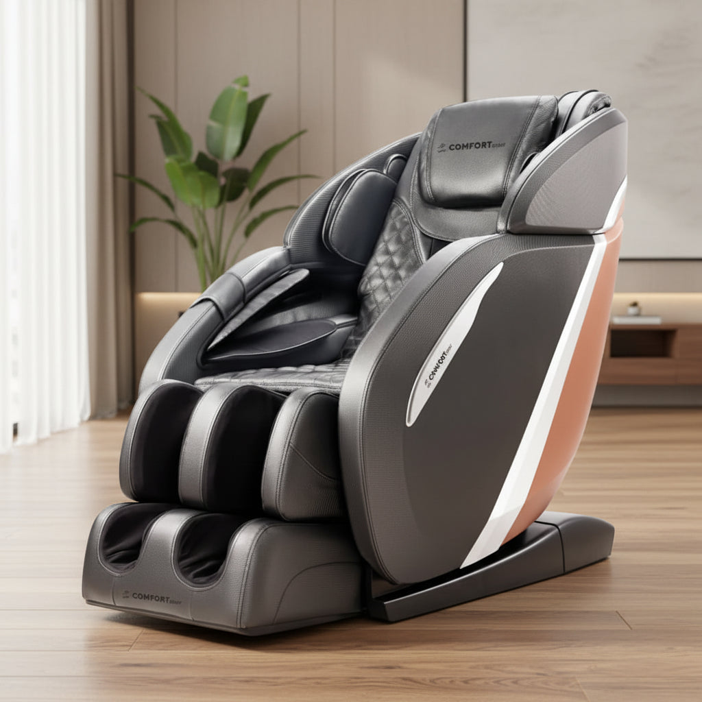 Gray Massage Chair Recliners| Comfort Zone