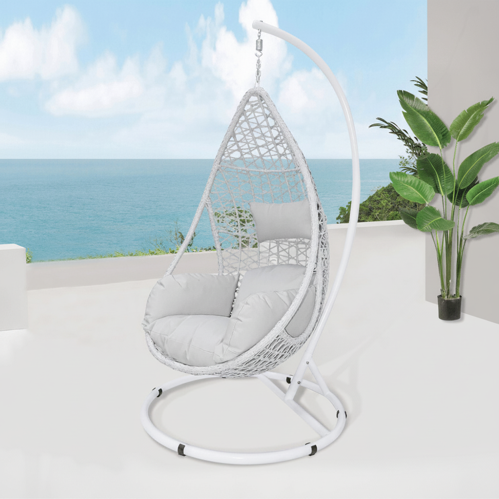 Hanging chair with cushion Outdoor Chairs| Roots Furniture
