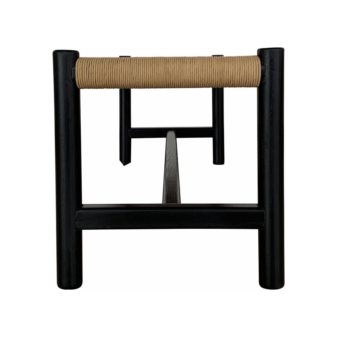 Hawthorn Bench Small Black Benches| Moe's Home