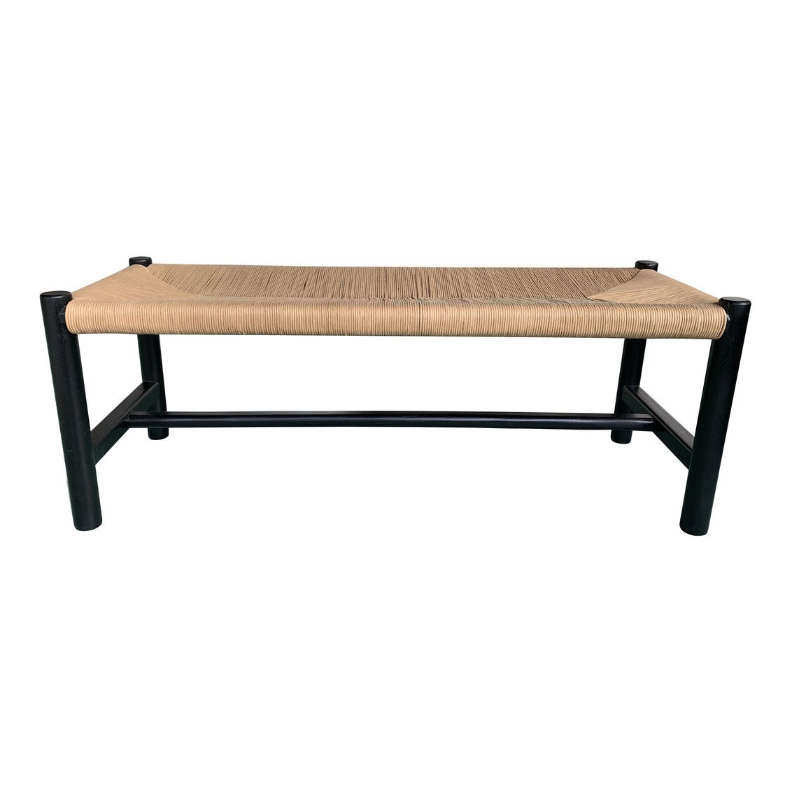 Hawthorn Bench Small Black Benches| Moe's Home