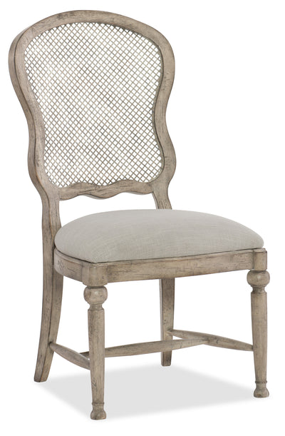 Gaston Metal Back Side Chair - 2 per carton/price ea - Al Rugaib Furniture (4688792060000)
