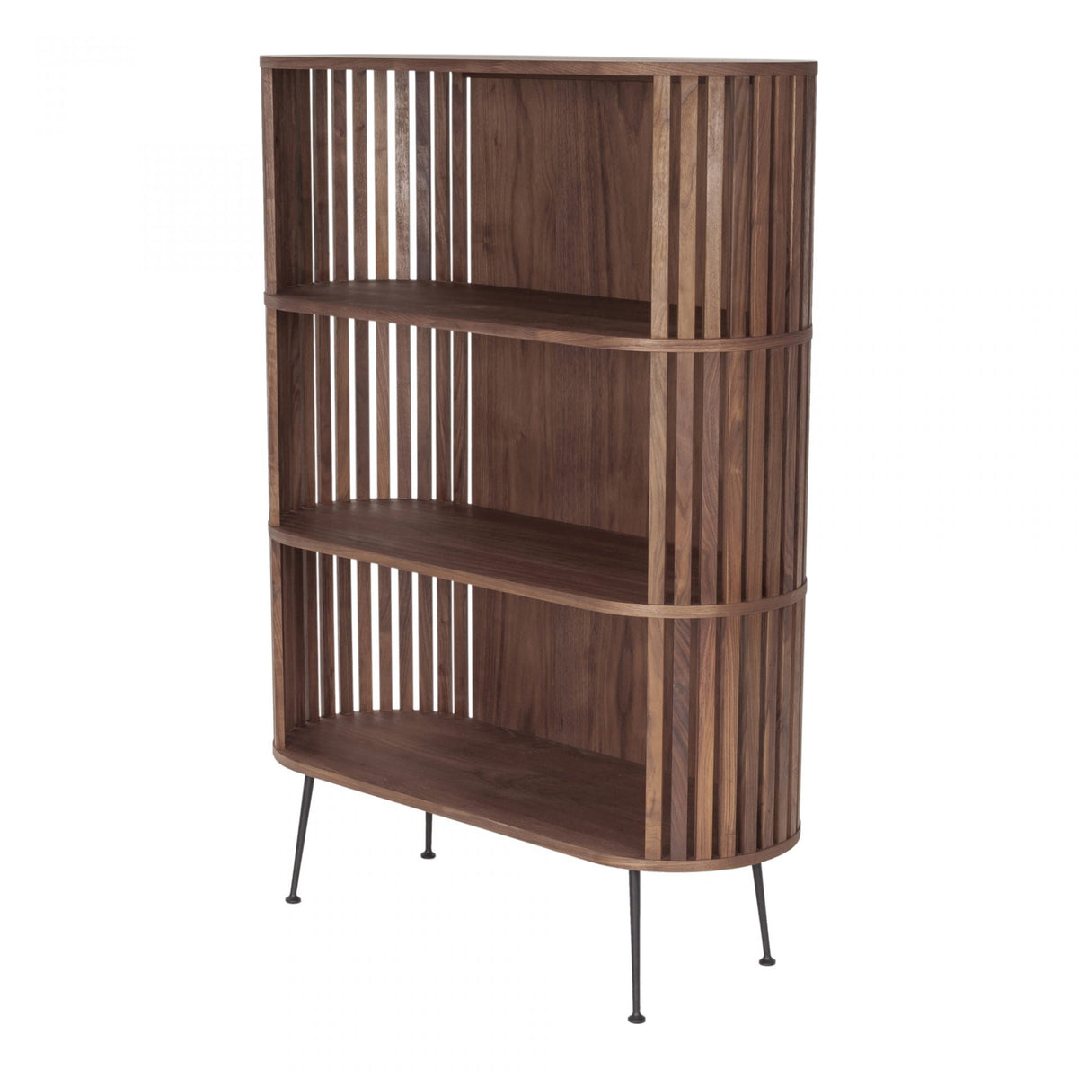 Henrich Bookshelf Natural Oil Cabinets & Chests| Moe's Home