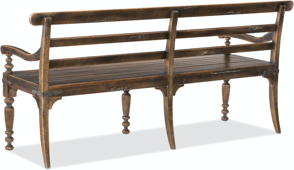Hill Country Helotes Dining Bench Benches| Hooker