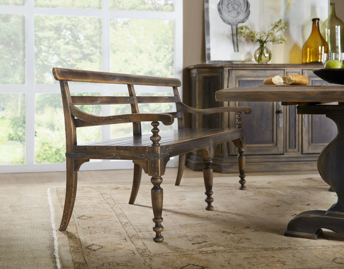 Hill Country Helotes Dining Bench Benches| Hooker