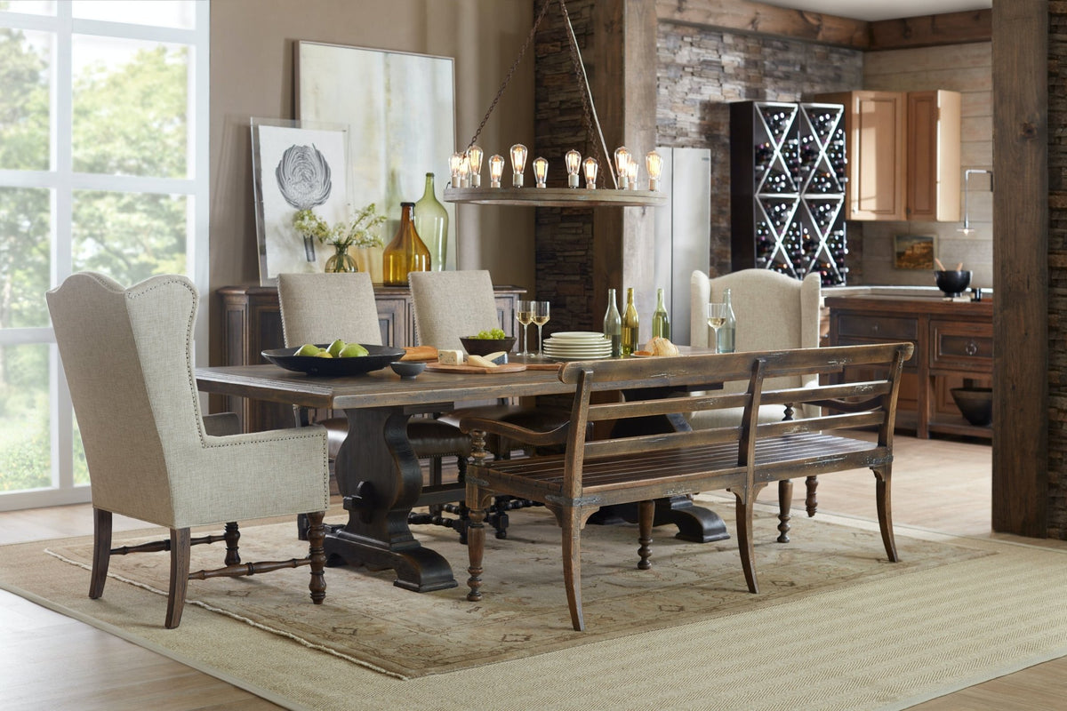 Hill Country Helotes Dining Bench Benches| Hooker