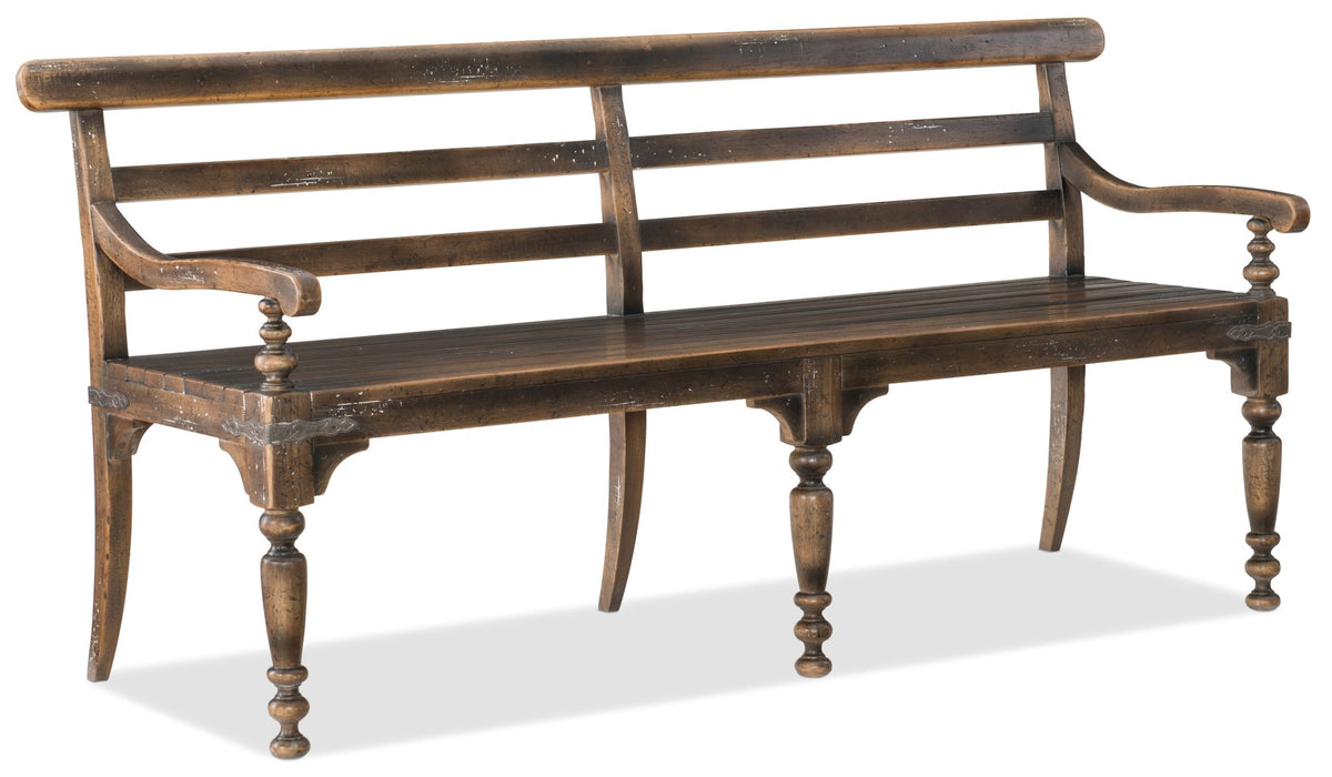 Hill Country Helotes Dining Bench Benches| Hooker