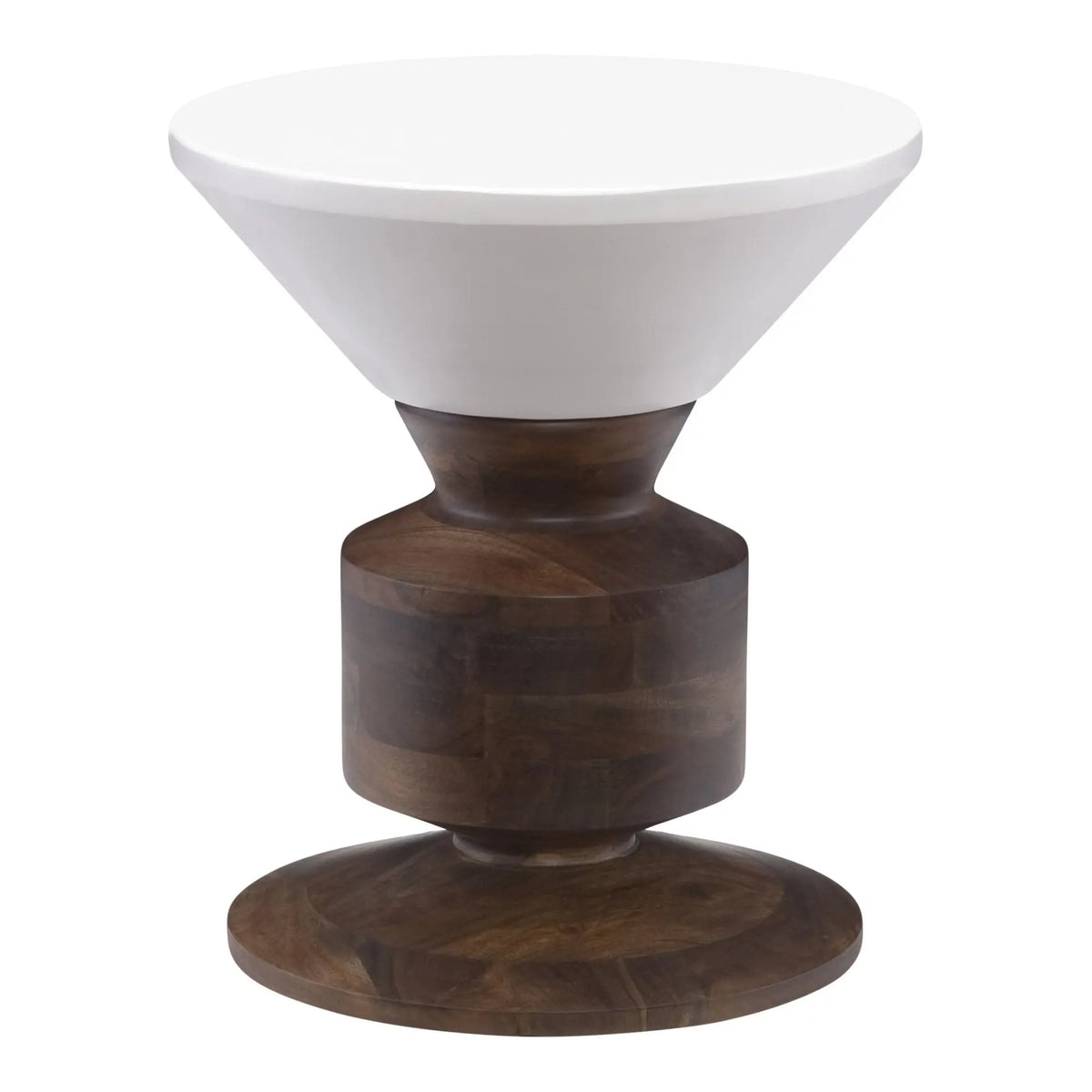 Hippo Stool White Top Stools| Moe's Home