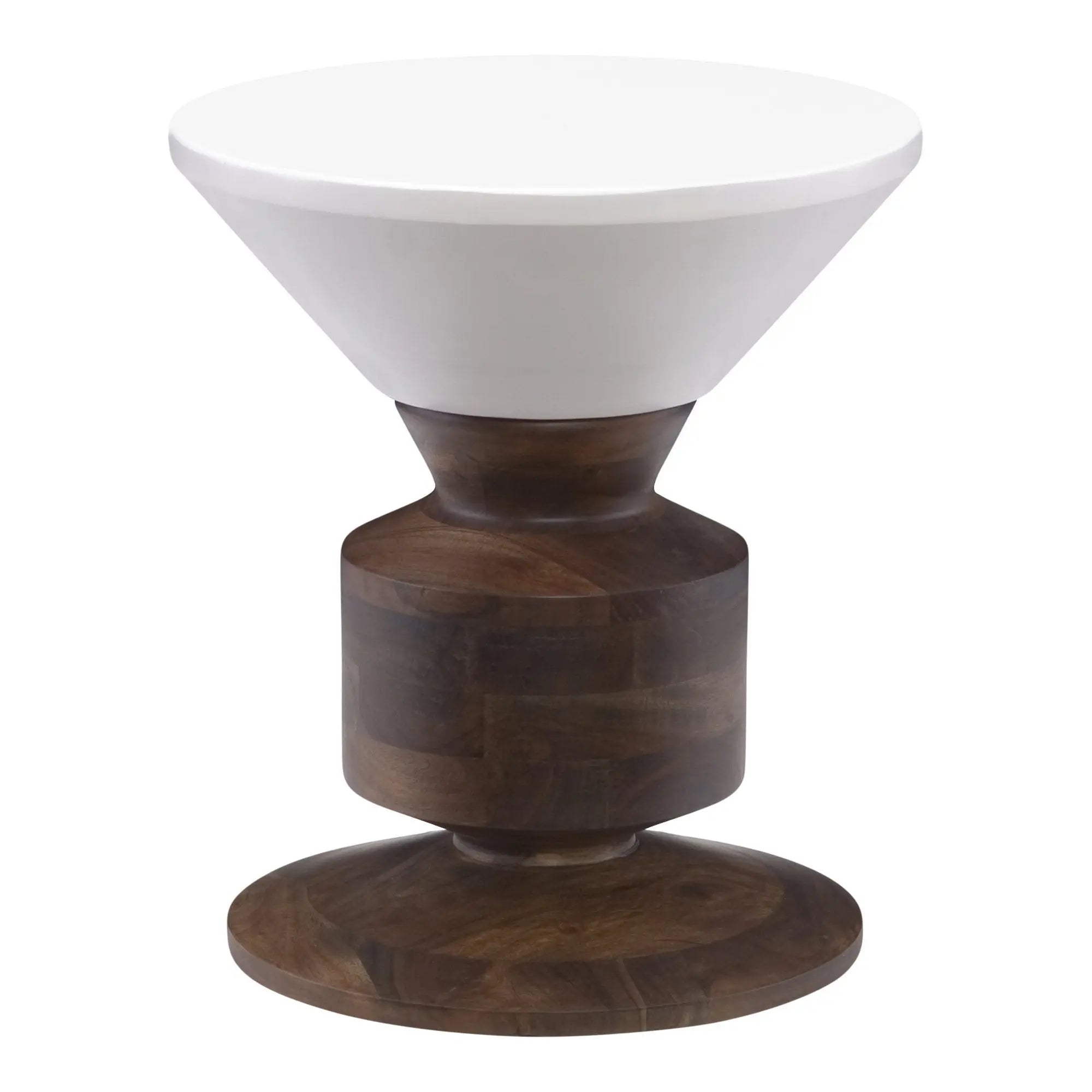 Hippo Stool White Top Stools| Moe's Home