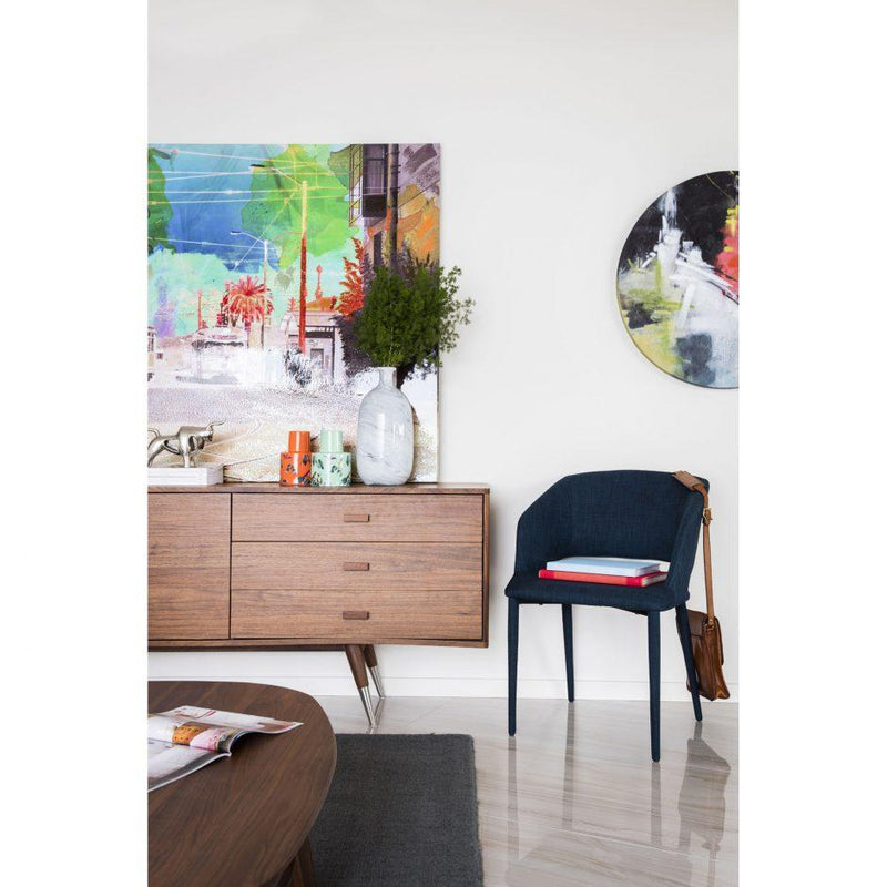 William Dining Chair Navy Blue - Al Rugaib Furniture (4583212122208)