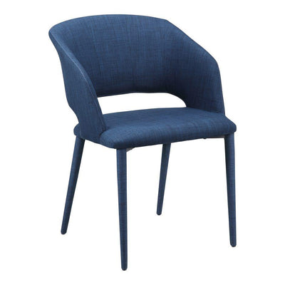 William Dining Chair Navy Blue - Al Rugaib Furniture (4583212122208)