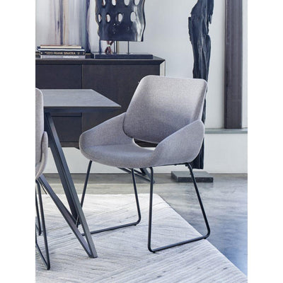 Lisboa Dining Chair Light Grey - Al Rugaib Furniture (4583165427808)