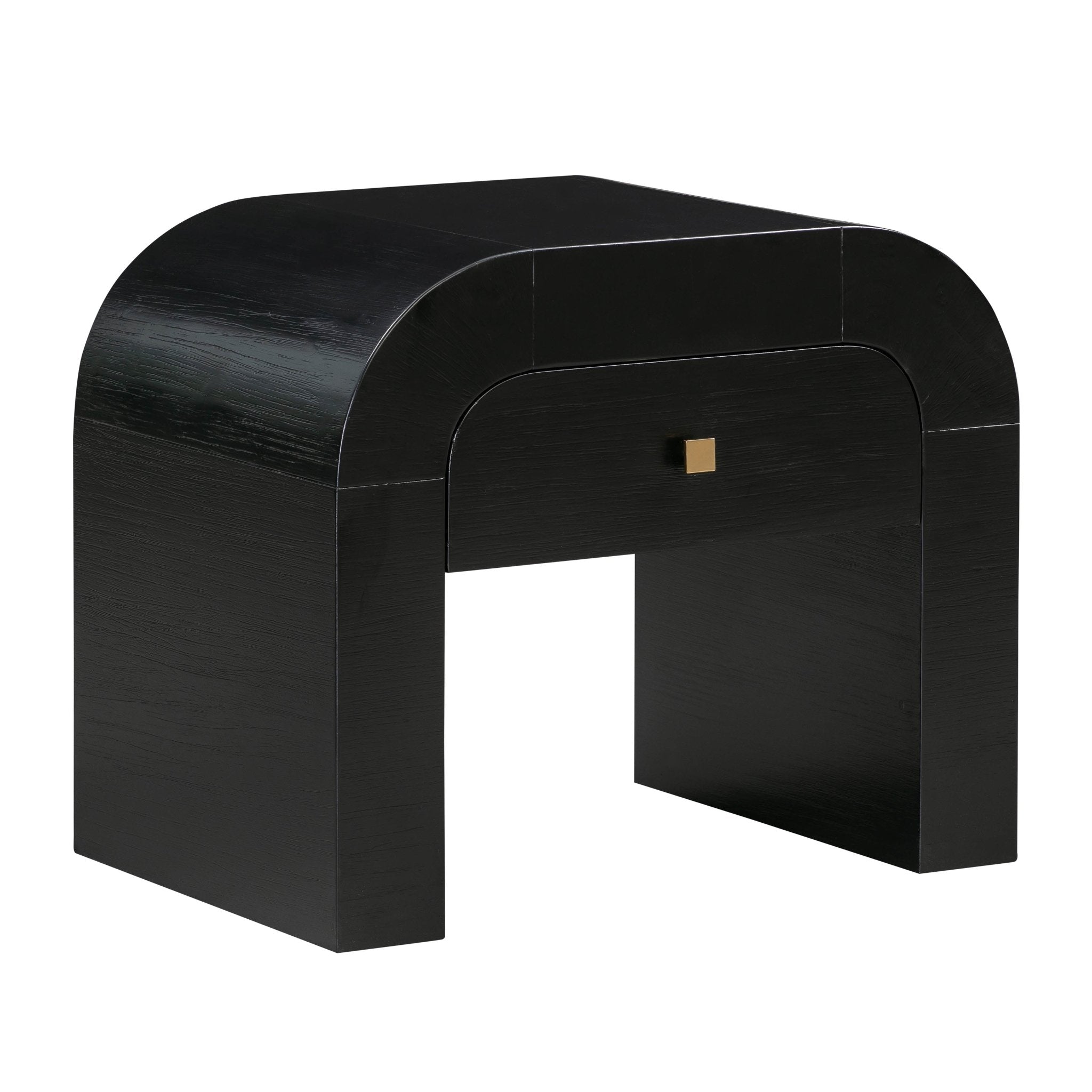 Hump Black Nightstand Nightstands| TOV