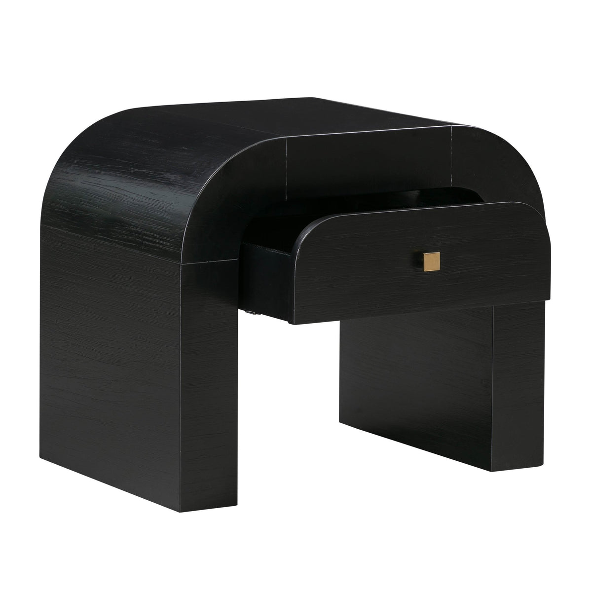 Hump Black Nightstand Nightstands| TOV