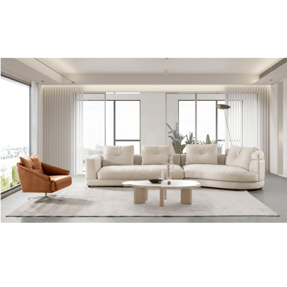 Hussah Beige Sectional Sectionals| Roots Furniture
