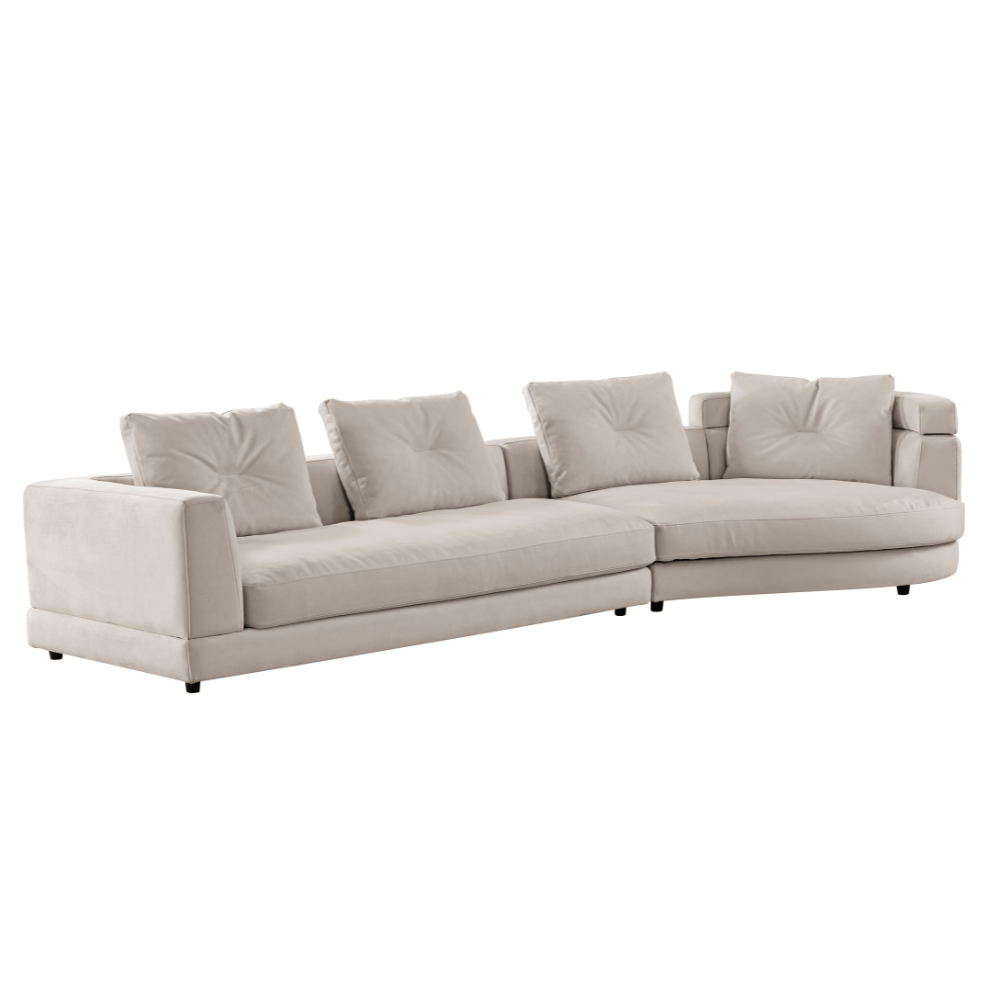 Hussah Beige Sectional Sectionals| Roots Furniture