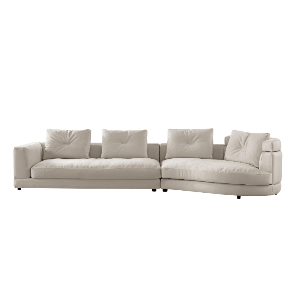 Hussah Beige Sectional Sectionals| Roots Furniture