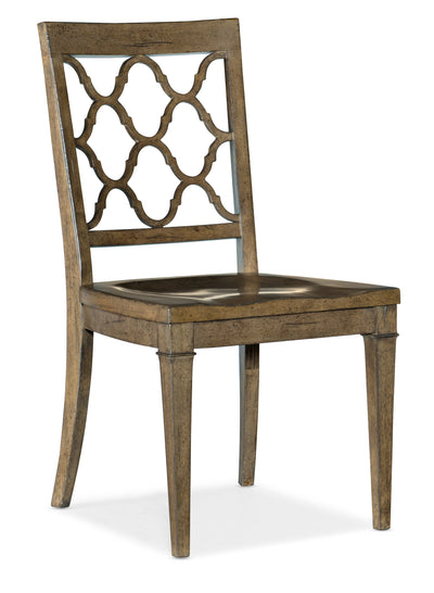 Wood Seat Side Chair - Al Rugaib Furniture (4688720887904)