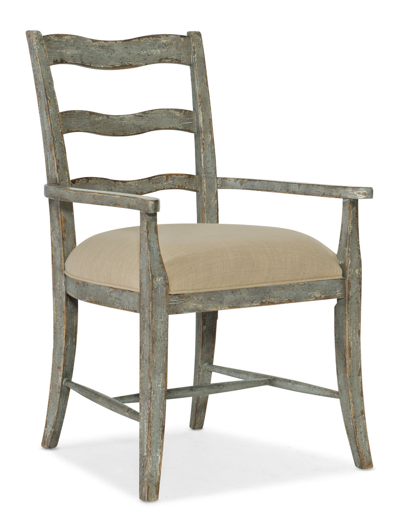 La Riva Upholstered Seat Arm Chair - 2 per carton/price ea - Al Rugaib Furniture (4688802414688)