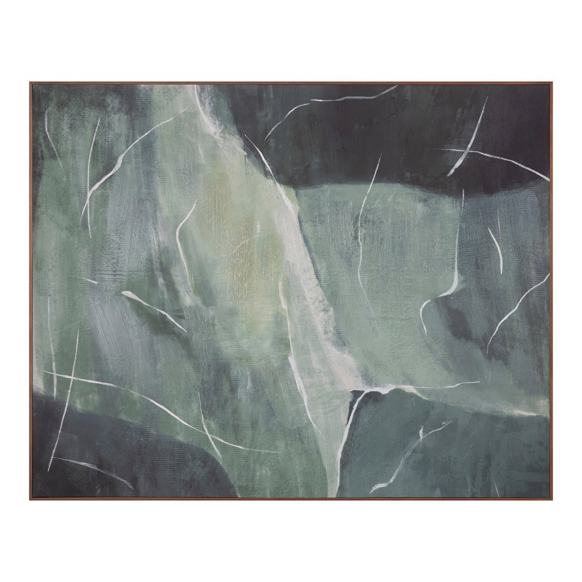 Impression Framed Painting Verdant Palette Paintings & Pictures| Moe's Home
